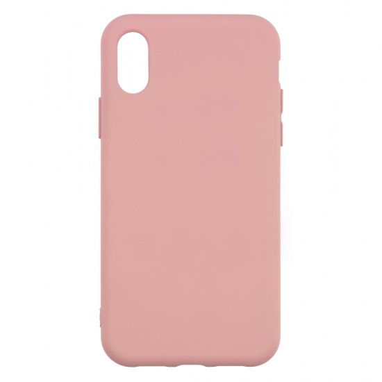 IPhone XS Max Silicone Case Soft Touch with Microfiber Pink 