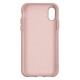 IPhone X/Xs Silicone Case Soft Touch with Microfiber Pink Sand 