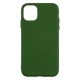 IPhone 11 Silicone Case Soft Touch with Microfiber Green 
