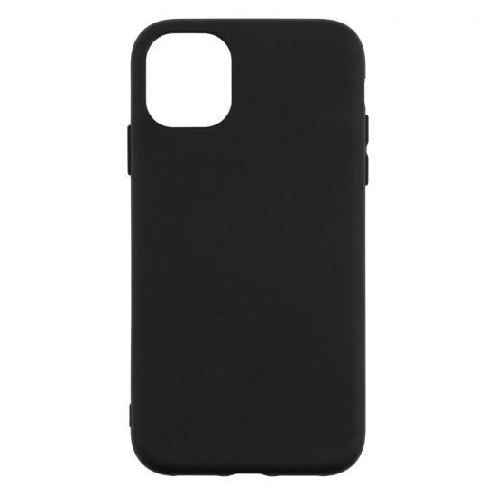 IPhone 11 Pro Silicone Case Soft Touch with Microfiber Black 