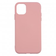 IPhone 11 Pro Max Silicone Case Soft Touch with Microfiber Pink 