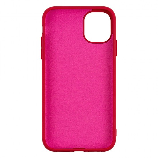 IPhone 11 Pro Max Silicone Case Soft Touch with Microfiber Red 