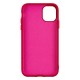 IPhone 11 Pro Max Silicone Case Soft Touch with Microfiber Red 