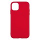 IPhone 11 Pro Max Silicone Case Soft Touch with Microfiber Red 