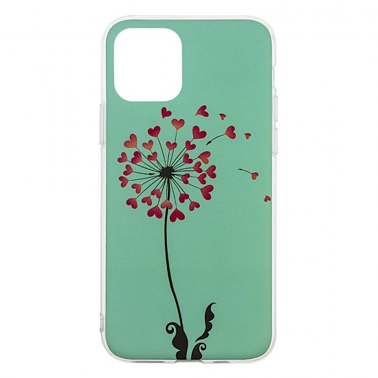 IPhone 11 Silicone + PC Case with Picture Dandelion 