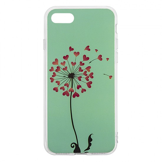 IPhone 7/8 Silicone + PC Case with Picture Dandelion