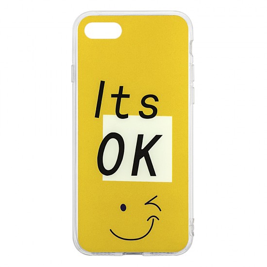 IPhone 7/8 Silicone + PC Case with Picture It's OK