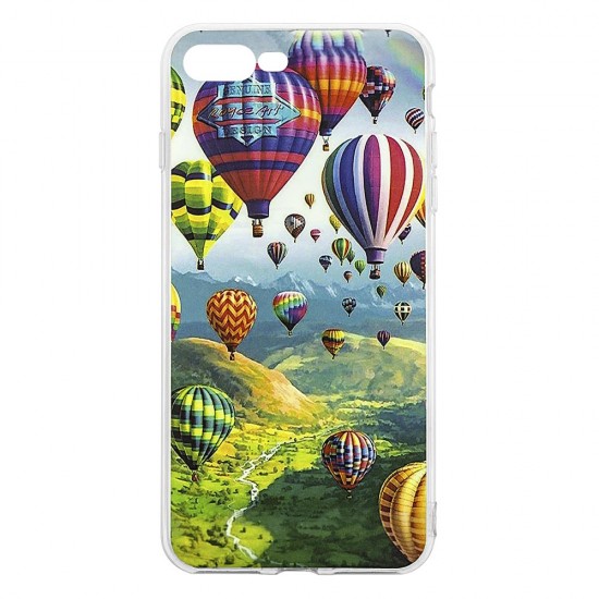 IPhone 7/8 Plus Silicone + PC Case with Picture Balloon 
