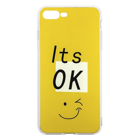 IPhone 7/8 Plus Silicone + PC Case with Picture It's OK 