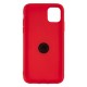 IPhone 11 Pro Max Silicone Case Ring Spinner Red 