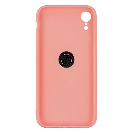 IPhone XR Silicone Case Ring Spinner Pink 