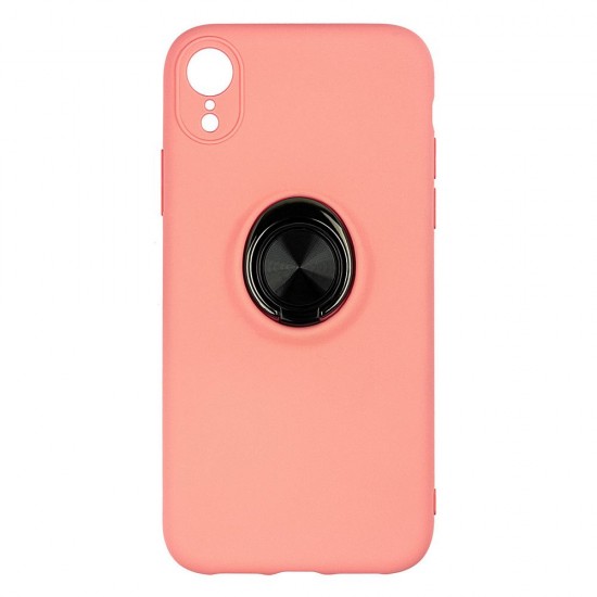 IPhone XR Silicone Case Ring Spinner Pink 