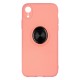 IPhone XR Silicone Case Ring Spinner Pink 