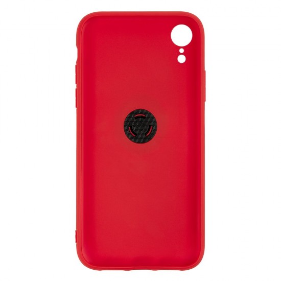 IPhone XR Silicone Case Ring Spinner Red 