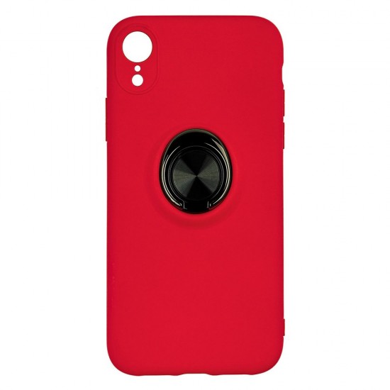 IPhone XR Silicone Case Ring Spinner Red 