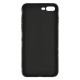 IPhone 7/8 Plus Silicone Case with Picture Black Feathers 