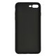 IPhone 7/8 Plus Silicone Case with Picture Black Marble 