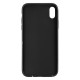 IPhone XR Silicone Case with Picture Black Marble 