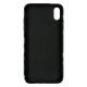 IPhone X/Xs Silicone Case with Picture Black Feathers 