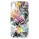 IPhone X/Xs Silicone Case with Picture White Leaves 