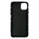 IPhone 11 Silicone Case with Picture Black Feathers 