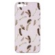 IPhone 7/8 Plus Silicone Case with Picture Pink Feathers 