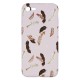 IPhone 7/8 Silicone Case with Picture Pink Feathers