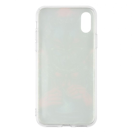 IPhone XR Silicone + PC Case with Picture Wolf IPhone XR Silicone + PC Case with Picture Wolf