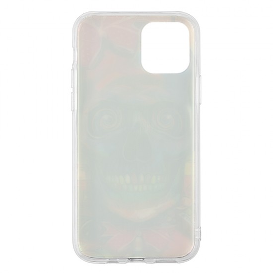 IPhone 11 Silicone + PC Case with Picture Skull Girl IPhone 11 Silicone + PC Case with Picture Skull Girl