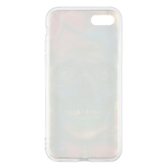 IPhone 7/8 Silicone + PC Case with Picture Skull Girl
