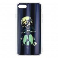 IPhone 7/8 Silicone + PC Case with Picture Skeleton IPhone 7/8 Silicone + PC Case with Picture Skeleton