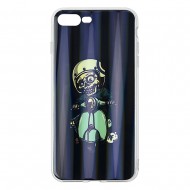 IPhone 7/8 Plus Silicone + PC Case with Picture Skeleton IPhone 7/8 Plus Silicone + PC Case with Picture Skeleton