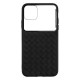 IPhone 11 Pro Max Weaving Case (Tempering Glass + TPU) Black 