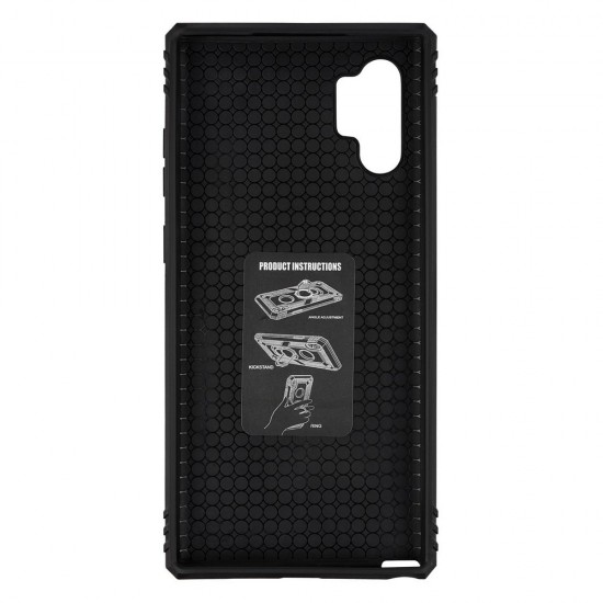 Samsung Note 10 Plus Armor Ring Case Blue 