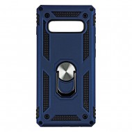 Samsung S10 Plus Armor Ring Case Blue 