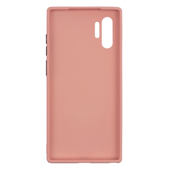 Samsung Note 10 Plus Silicone Soft Touch Case Colored Buttons Pink Samsung Note 10 Plus Silicone Soft Touch Case Colored Buttons Pink