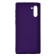 Samsung Note 10 Silicone Soft Touch Case Colored Buttons Purple 
