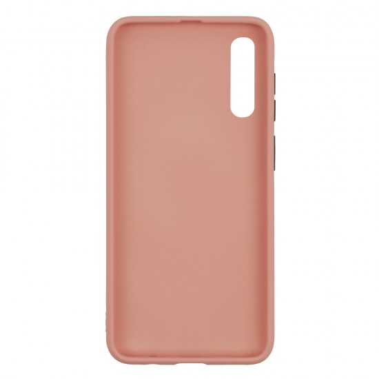 Samsung A50/A30s Silicone Soft Touch Case Colored Buttons Pink 