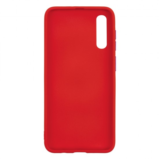 Samsung A50/A30s Silicone Soft Touch Case Colored Buttons Red Samsung A50/A30s Silicone Soft Touch Case Colored Buttons Red