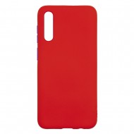 Samsung A50/A30s Silicone Soft Touch Case Colored Buttons Red Samsung A50/A30s Silicone Soft Touch Case Colored Buttons Red