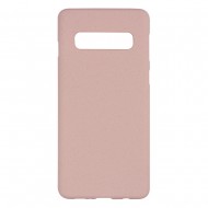 Samsung S10 Silicone Thin Soft Case Shine Pink 