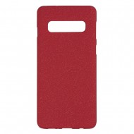 Samsung S10 Silicone Thin Soft Case Shine Red 
