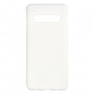 Samsung S10 Silicone Thin Soft Case Shine White 
