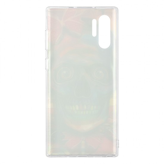 Samsung Note 10 Plus Silicone + PC Case with Picture Skull Girl Samsung Note 10 Plus Silicone + PC Case with Picture Skull Girl