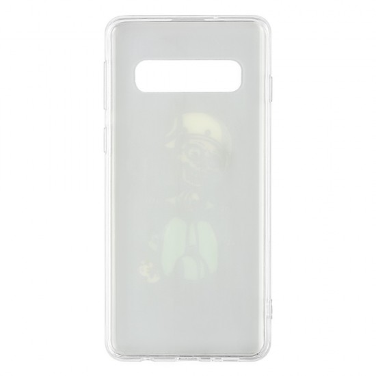 Samsung S10 Plus Silicone + PC Case with Picture Skeleton Samsung S10 Plus Silicone + PC Case with Picture Skeleton