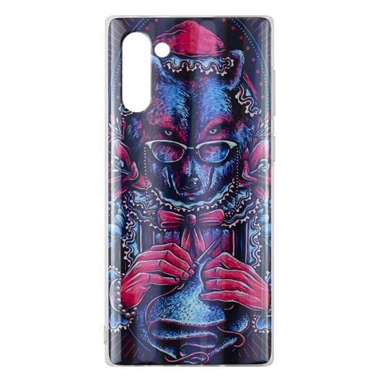 Samsung Note 10 Silicone + PC Case with Picture Wolf Samsung Note 10 Silicone + PC Case with Picture Wolf
