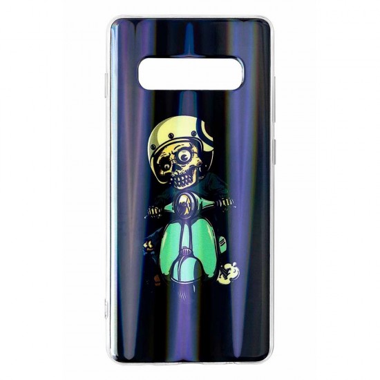 Samsung S10 Plus Silicone + PC Case with Picture Skeleton Samsung S10 Plus Silicone + PC Case with Picture Skeleton