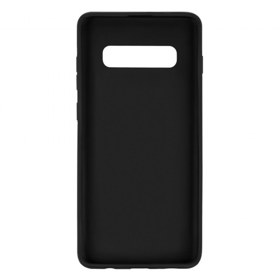 Samsung S10 Plus Leather Case Black 