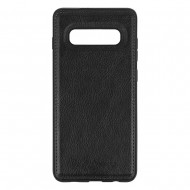 Samsung S10 Plus Leather Case Black 