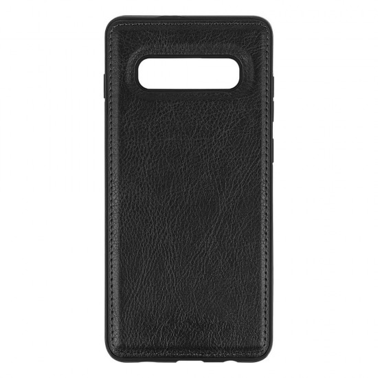 Samsung S10 Leather Case Black 